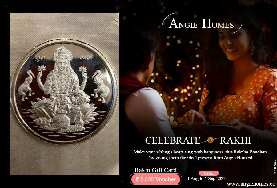 Arey Gift Card for Raksha Bandhan ANGIE HOMES