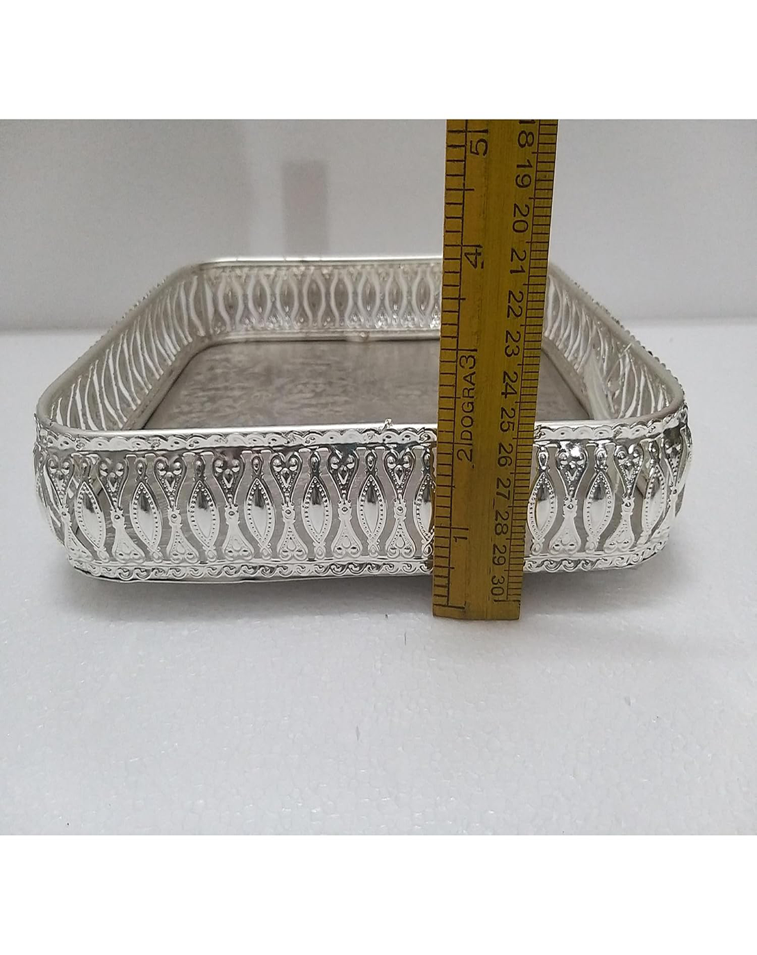 Arisu Classic Silver Plated Tray