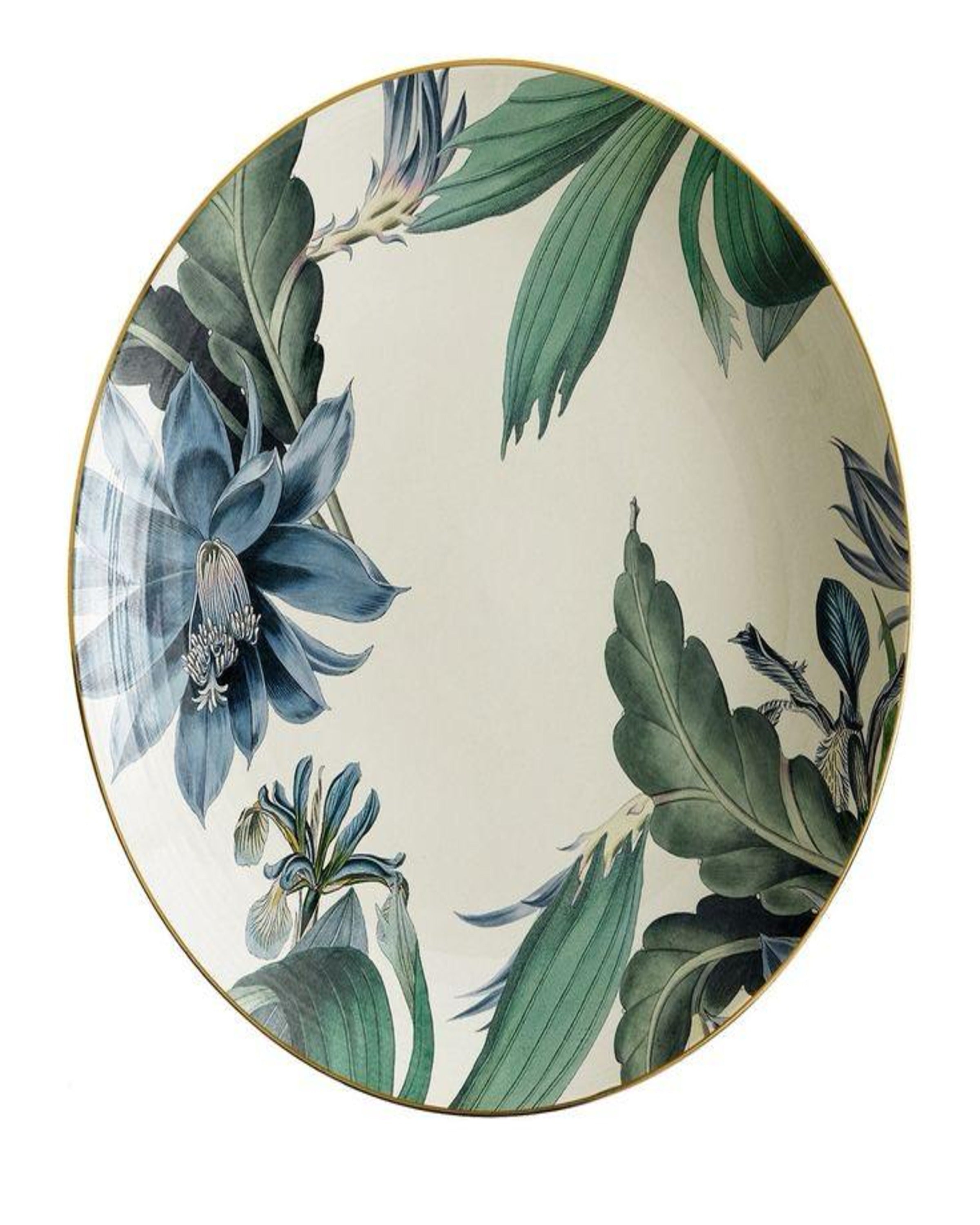 Art Porcelain Leaf Plates Set ANGIE HOMES