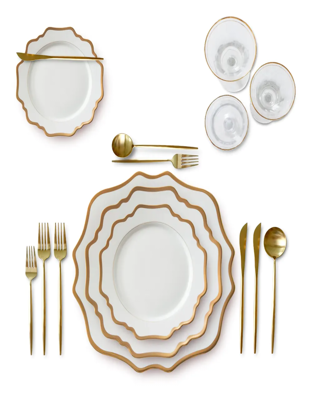 Artisan Glazed Plates Set ANGIE HOMES