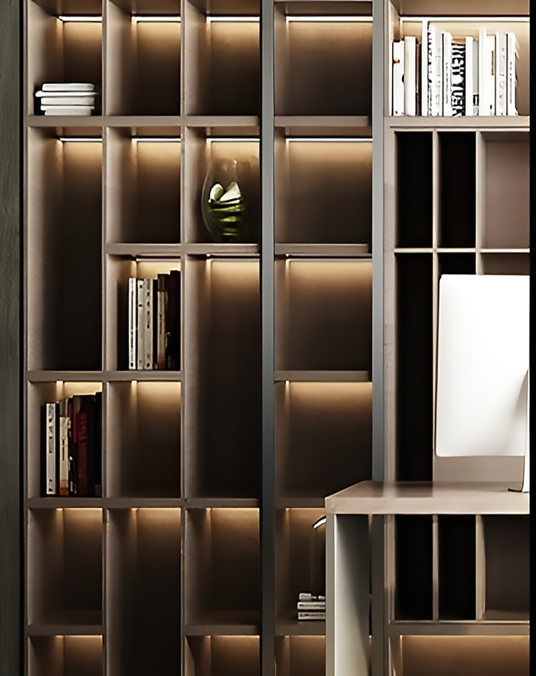 Aruna Living Room Shelf ANGIE HOMES