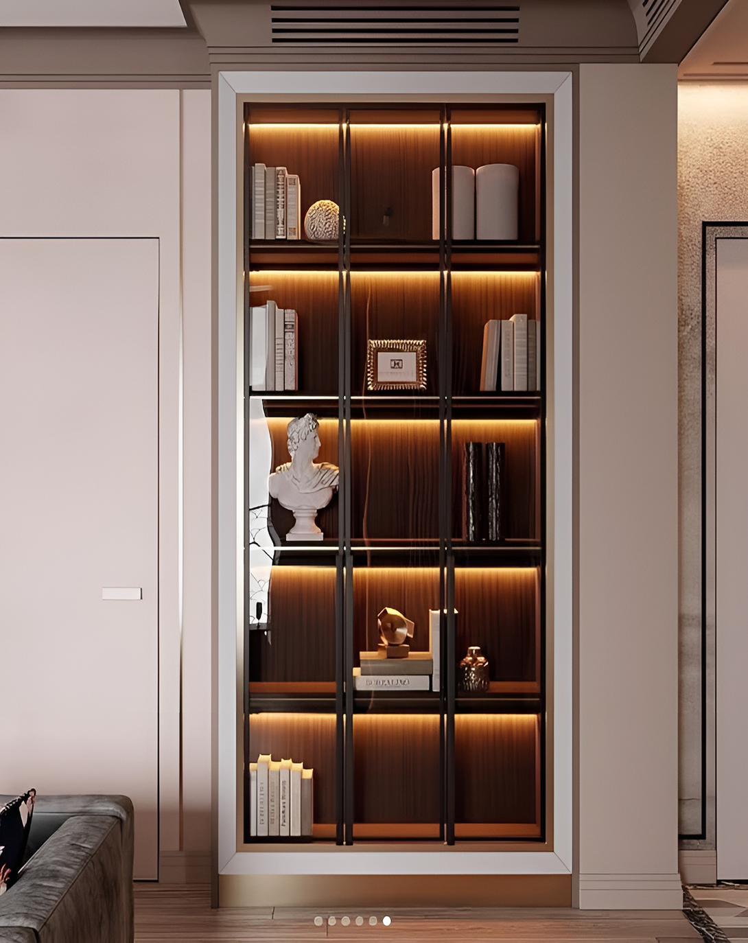 Aruna Living Room Shelf ANGIE HOMES