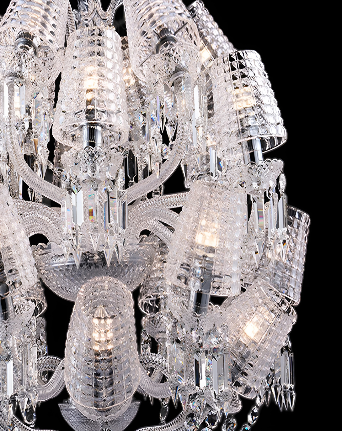 Ava Classic Crystal Glass Chandelier Light  