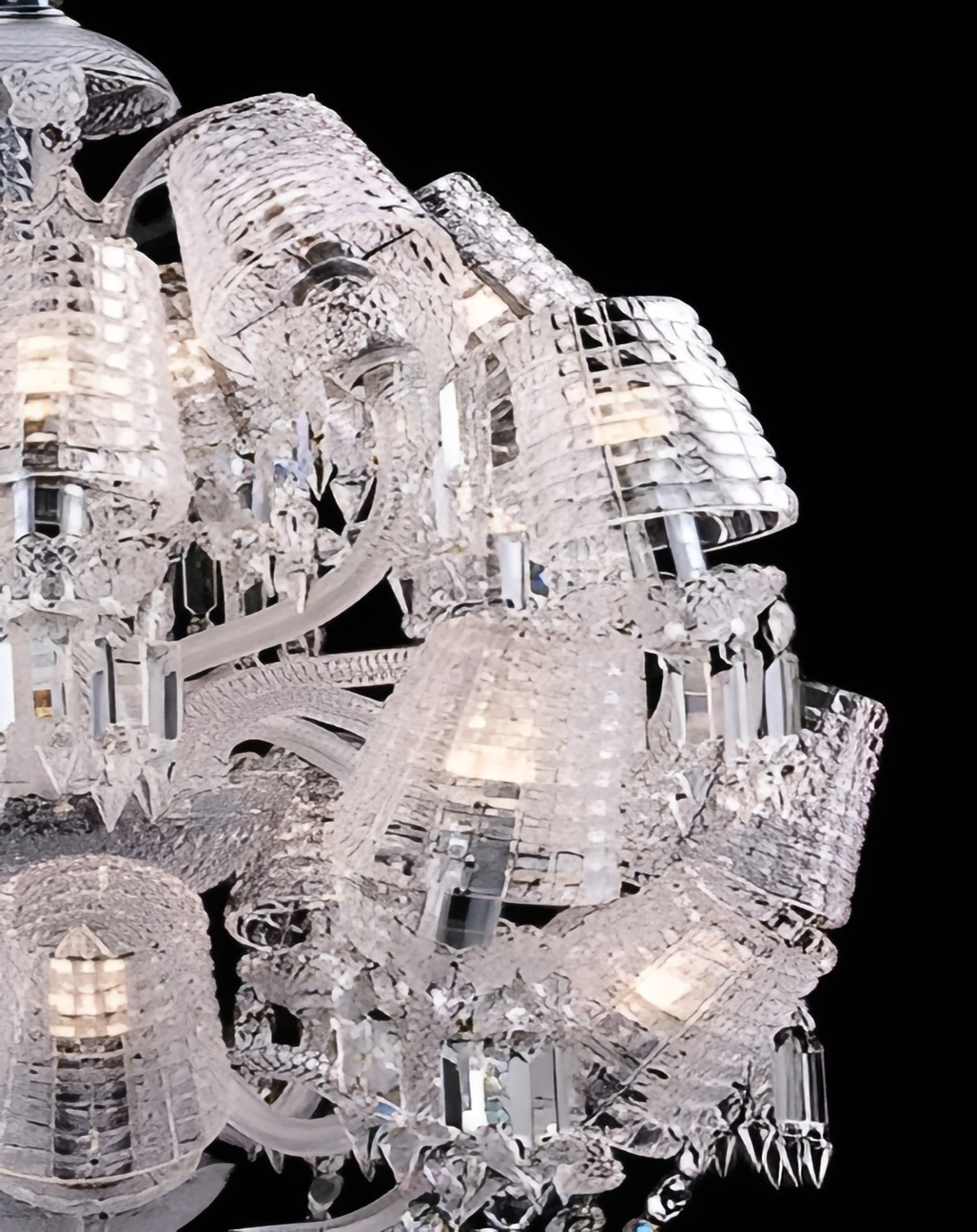 Ava Classic Crystal Glass Chandelier Light  