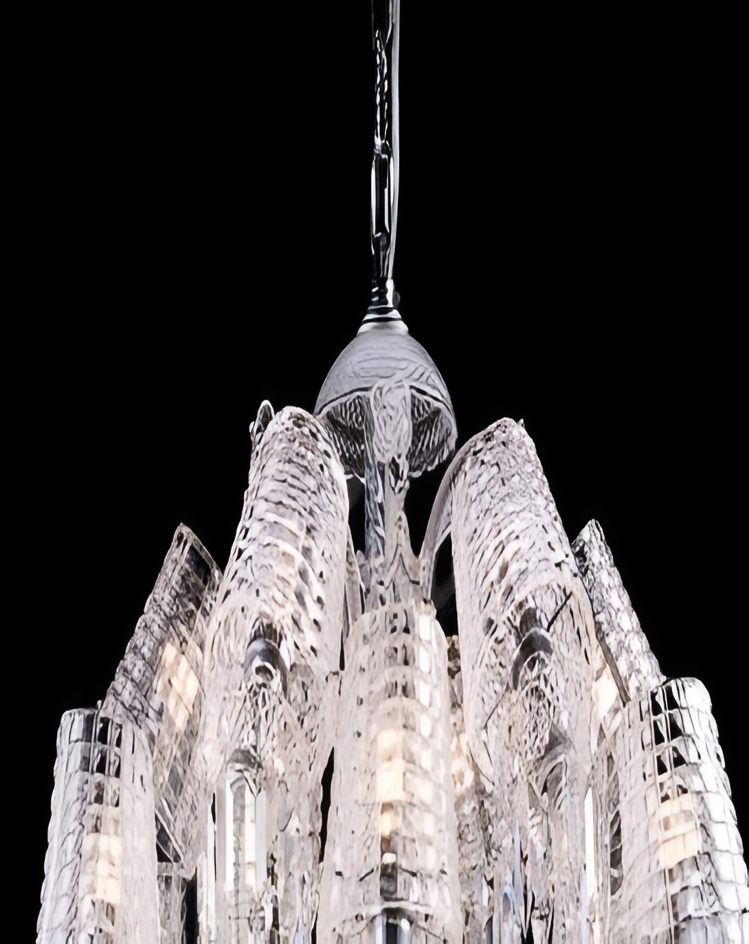 Ava Classic Crystal Glass Chandelier Light  