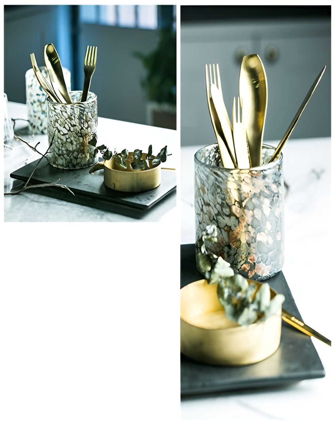 Avery Gold Finish Cutlery ANGIE HOMES