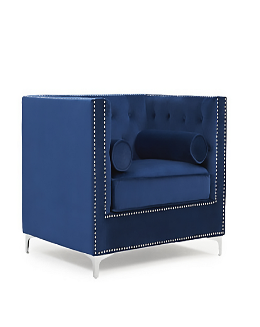 Azar Blue Sofa Chair ANGIE HOMES