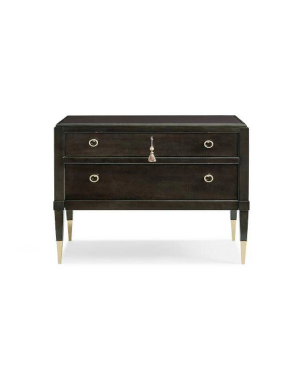 BLAKE DARK BROWN SIDE TABLE ANGIE HOMES