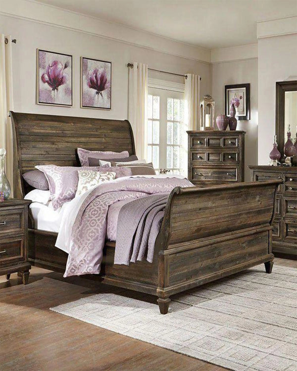 BLAKE LAVENDER & WHITE BED SET ANGIE HOMES