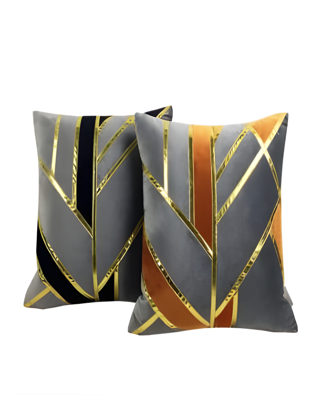 BOSS BEST GREY & GOLD  CUSHION