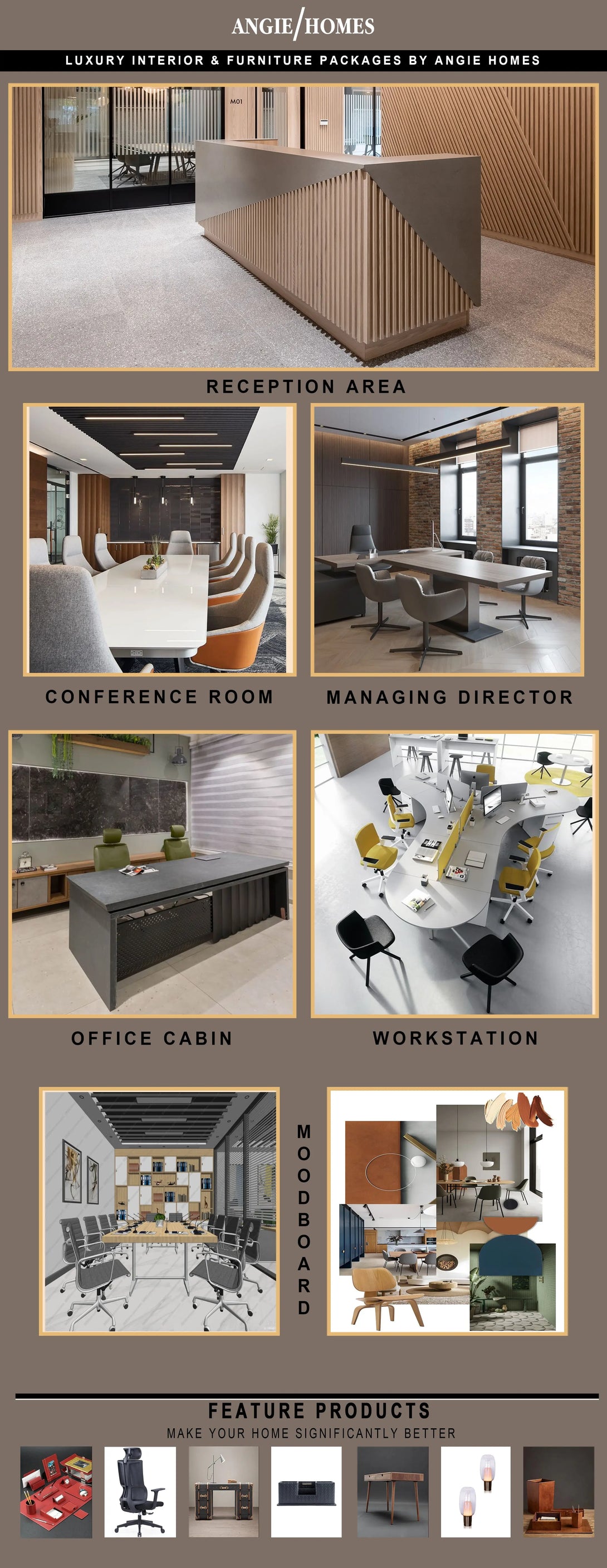 Balsam Modern Office Interior Design At Low Budget – ANGIE HOMES