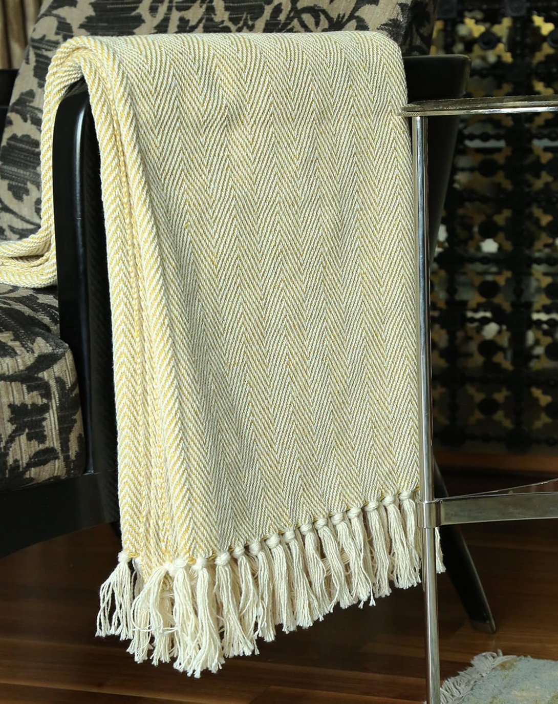 Banyan Cream Casual Throws Blanket