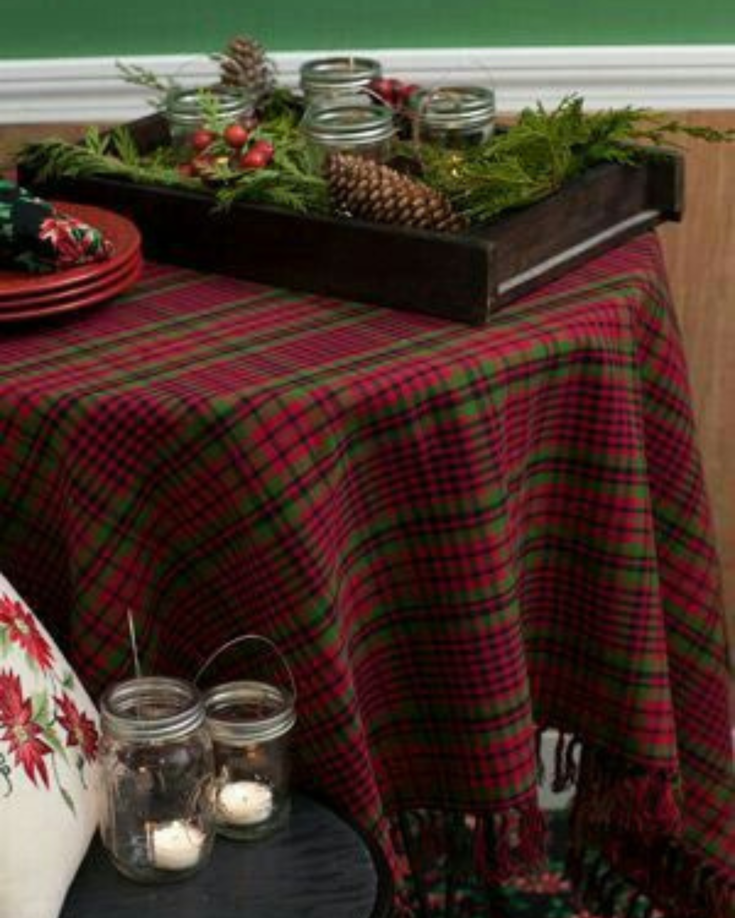 Basic Linen Fashion Table Cloth ANGIE HOMES
