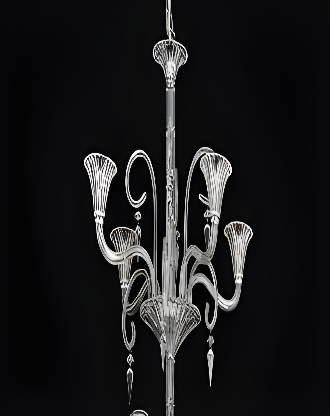 Bassa Classic Crystal Glass Chandelier Light