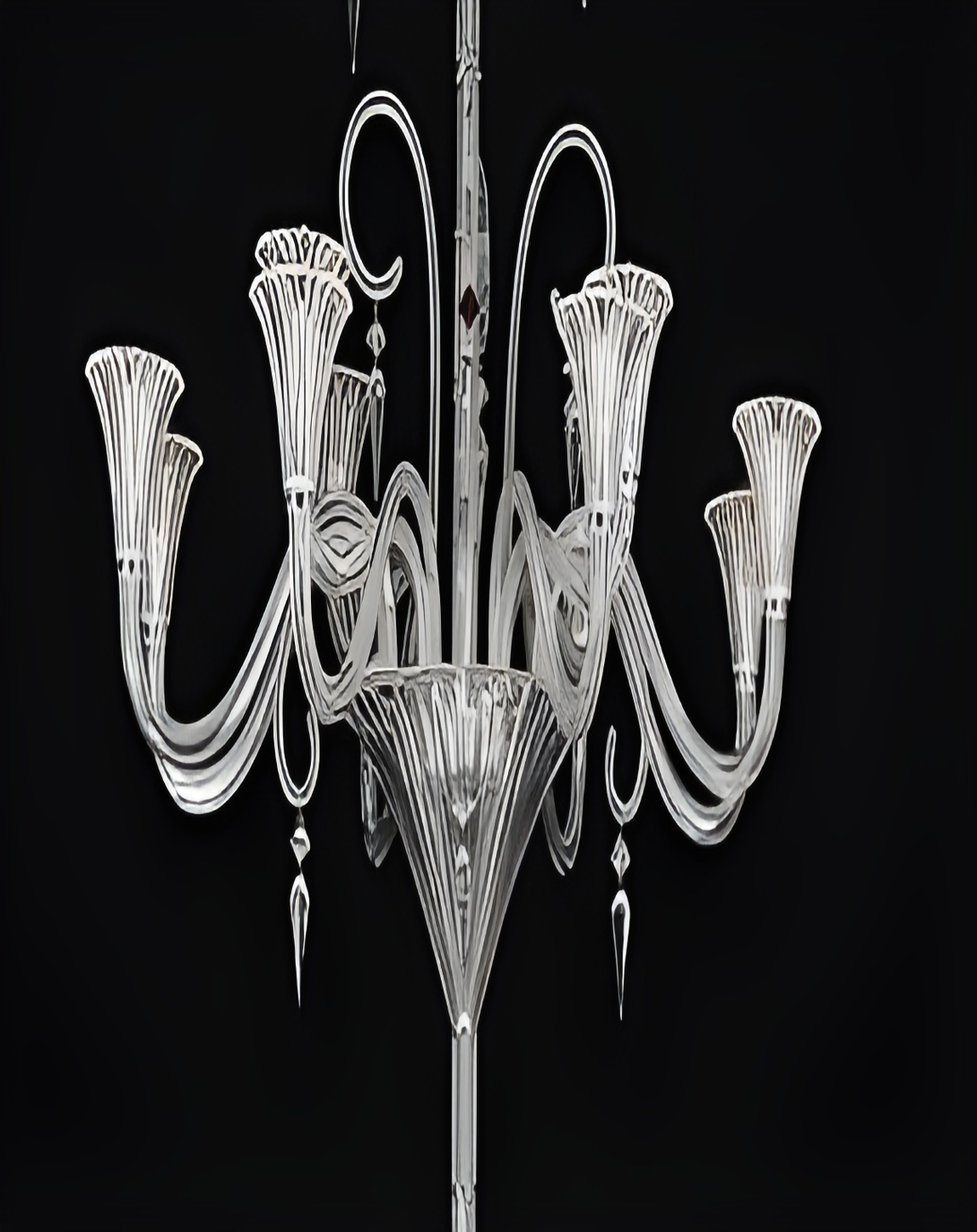 Bassa Classic Crystal Glass Chandelier Light