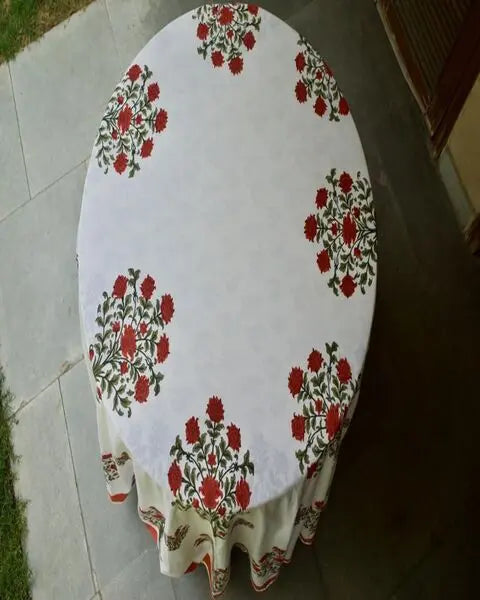 Batis Table Cloth | Tablecloth for round table ANGIE HOMES