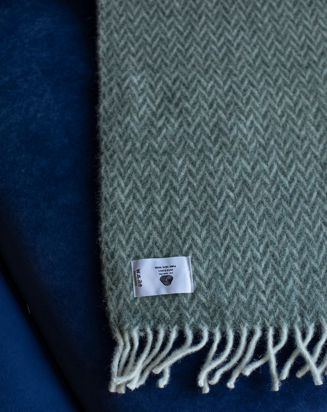 Bayou Light Blue Throw & Blanket