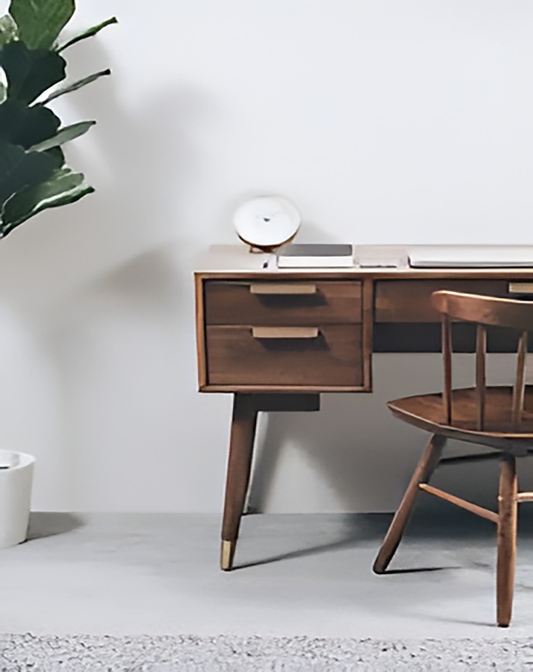 Bear Brown Desk | Best wfh desk setup ANGIE HOMES