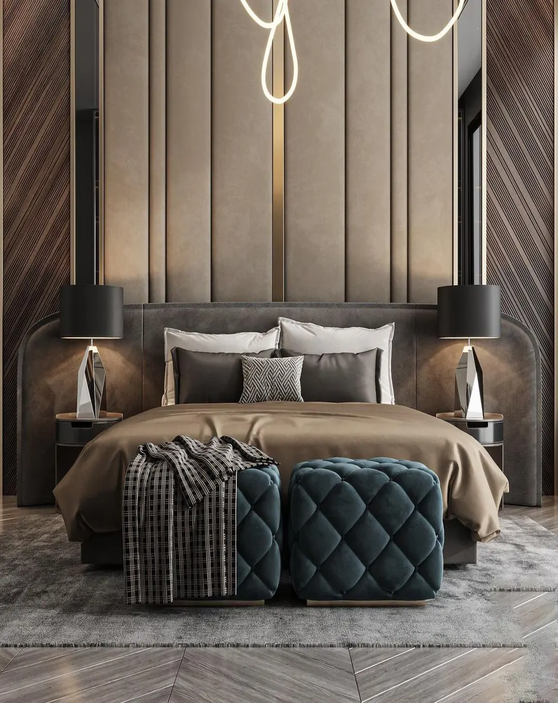 Beautiful Modern Loft Luxury Bed