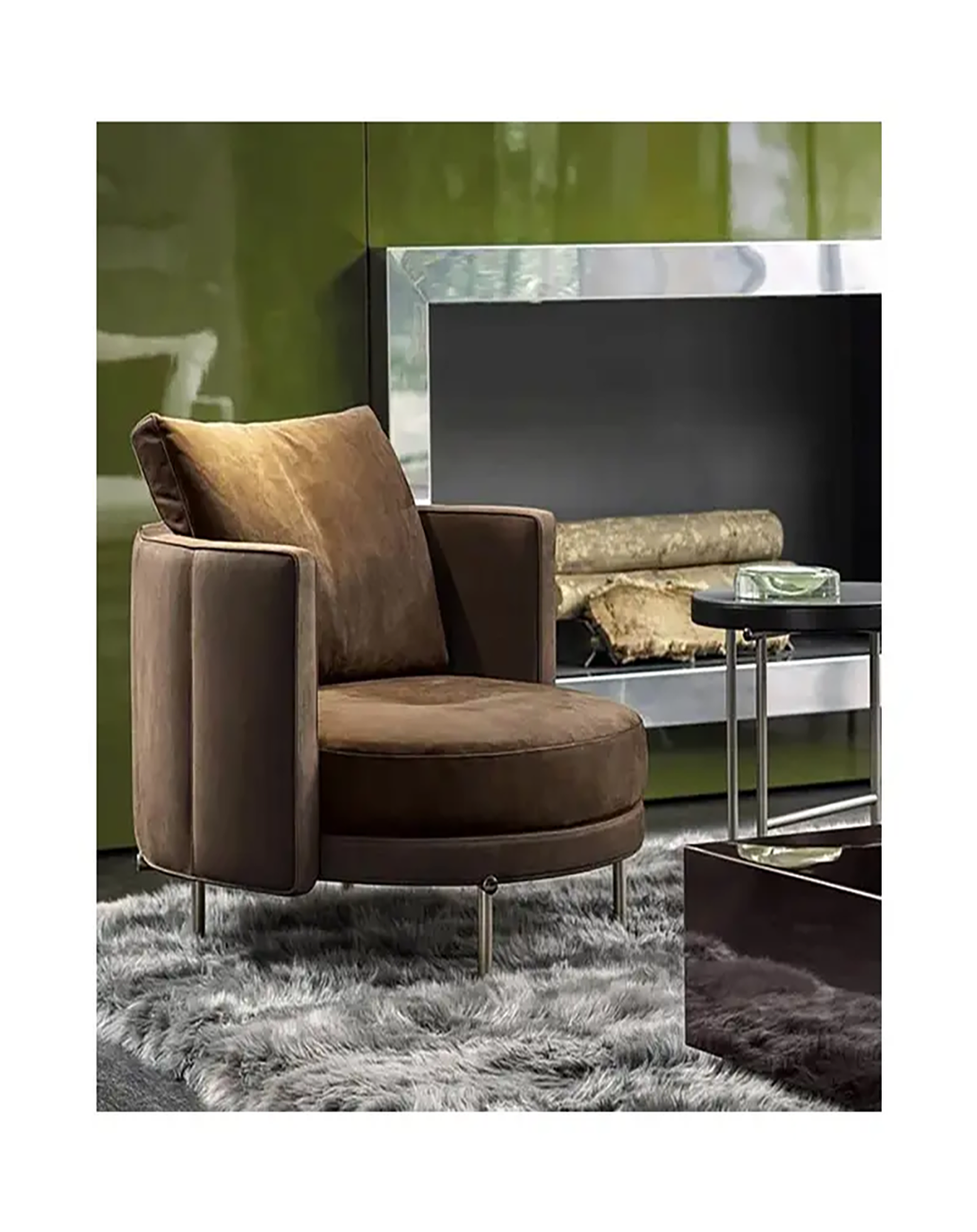 Beautiful Modern Tufted Sofa Chair ANGIE HOMES