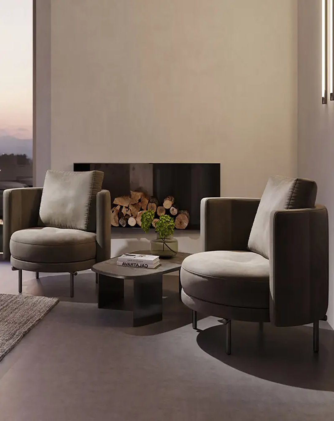 Beautiful Modern Tufted Sofa Chair ANGIE HOMES