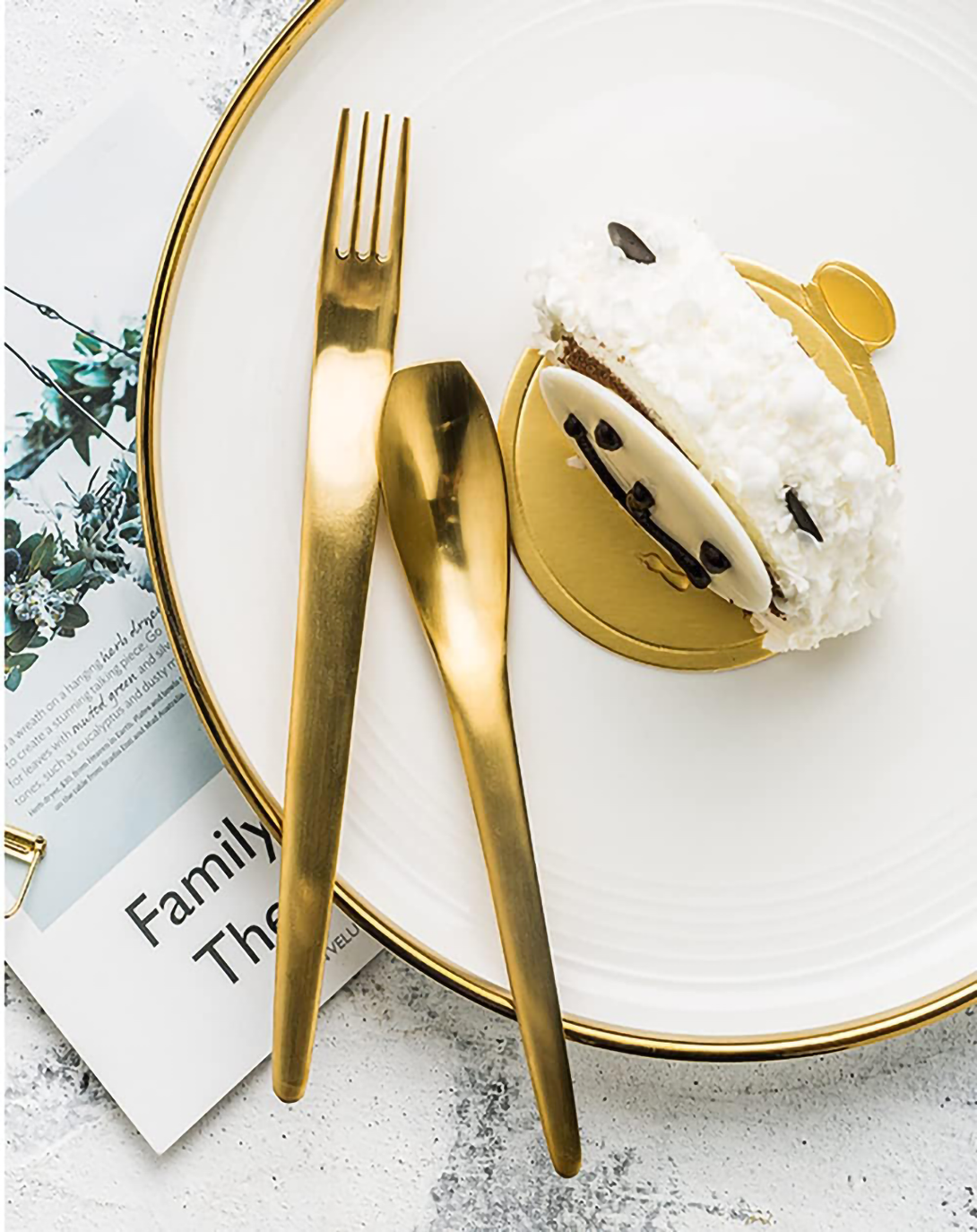 Bennett Gold Finish Cutlery