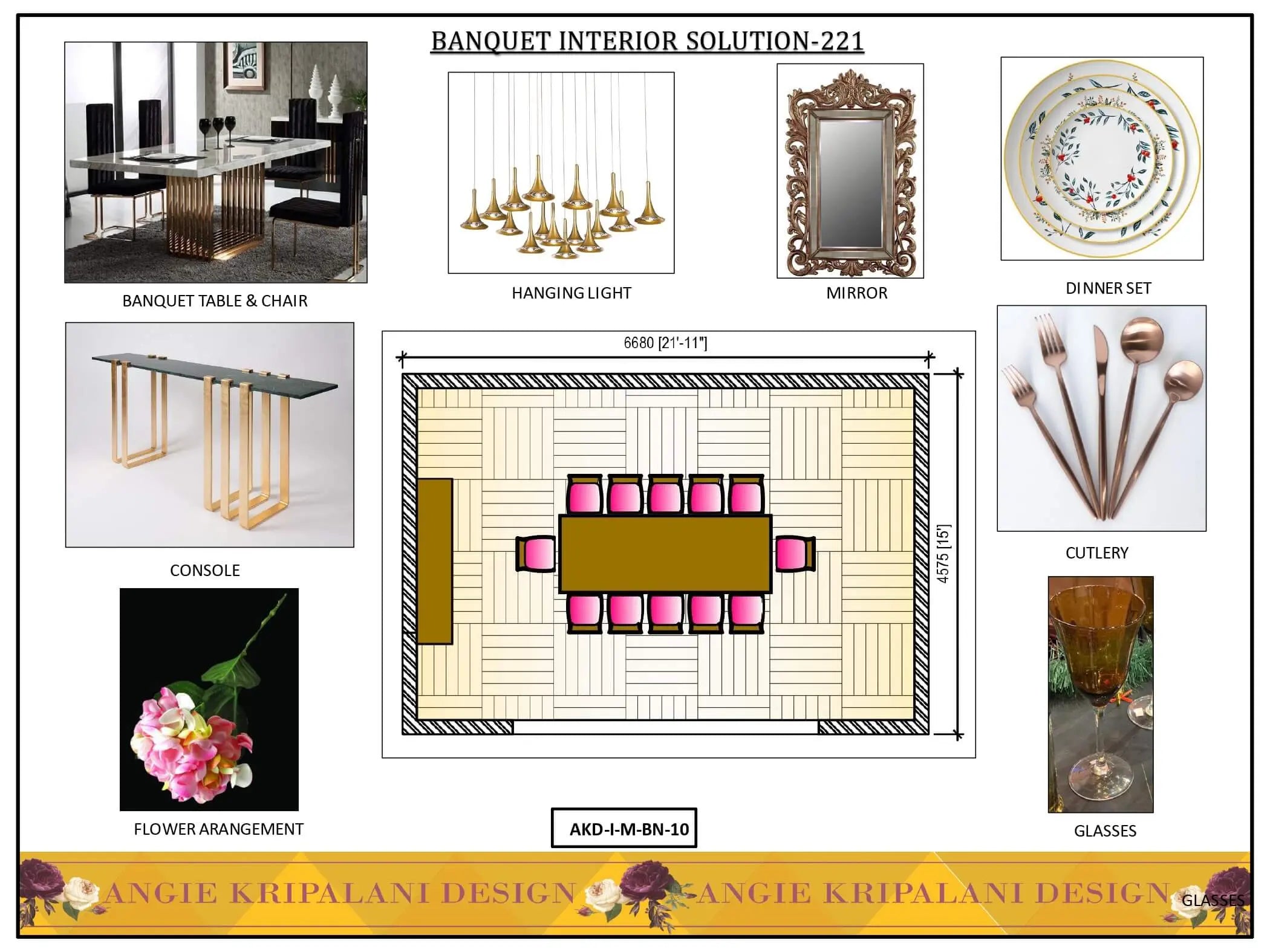 Luxury Banquet Interior Design Solution