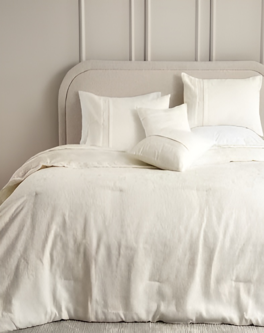 Betty best sky blue Bed Set (4 Pcs) ANGIE HOMES