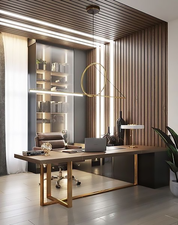 Bhart Brown Office Desk