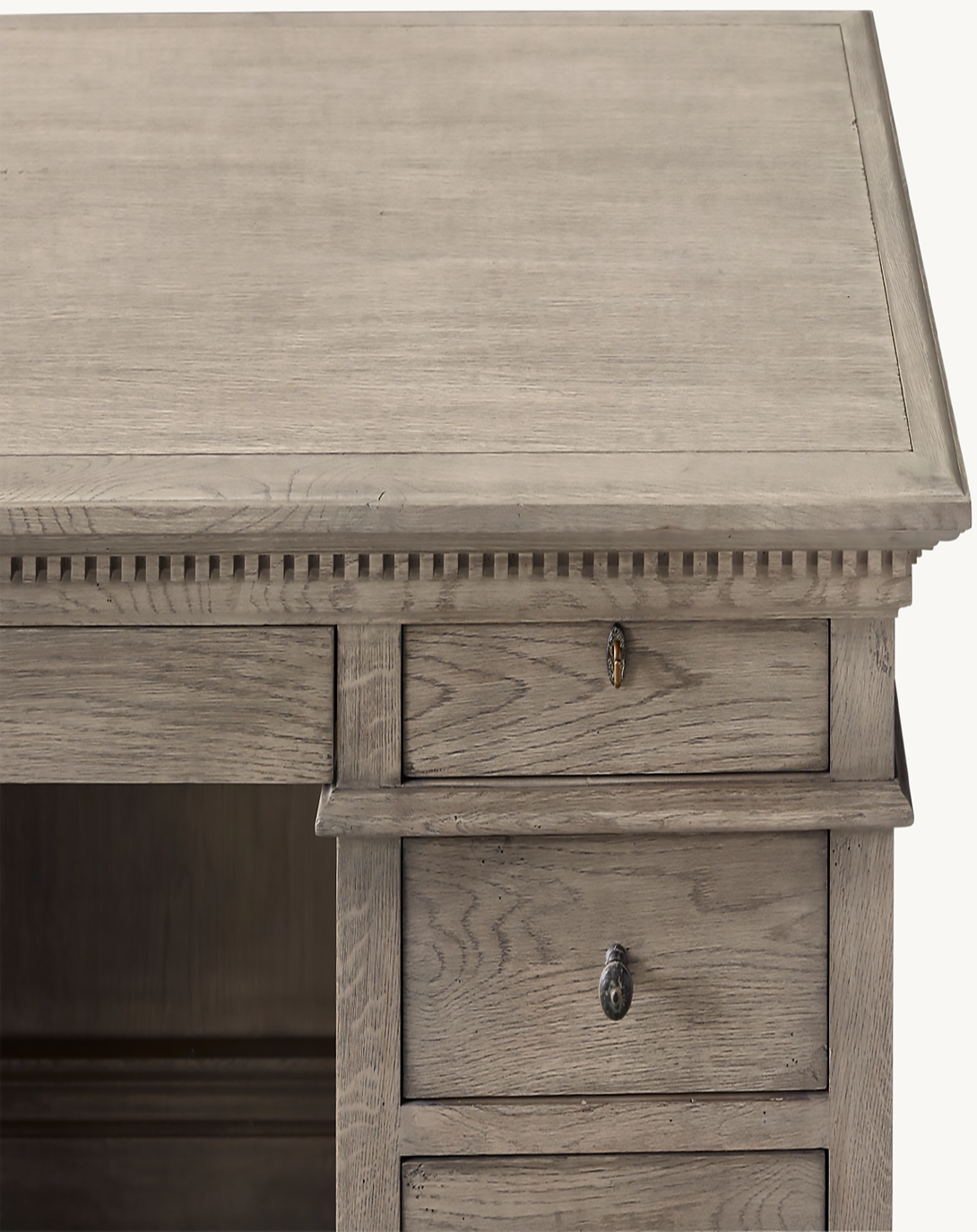 Bison Off White Desk ANGIE HOMES