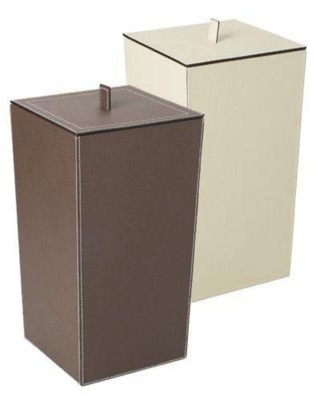 Black & White Office Leather Box ANGIE HOMES