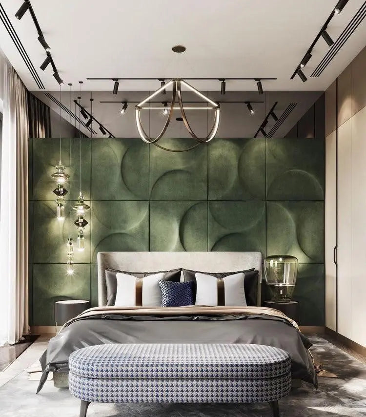 Blake Luxury White Bed with HeadBoard ANGIE HOMES