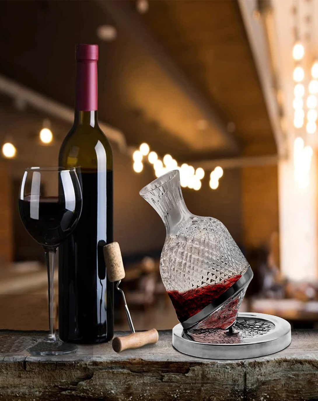 Blown Stylish Decanter ANGIE HOMES