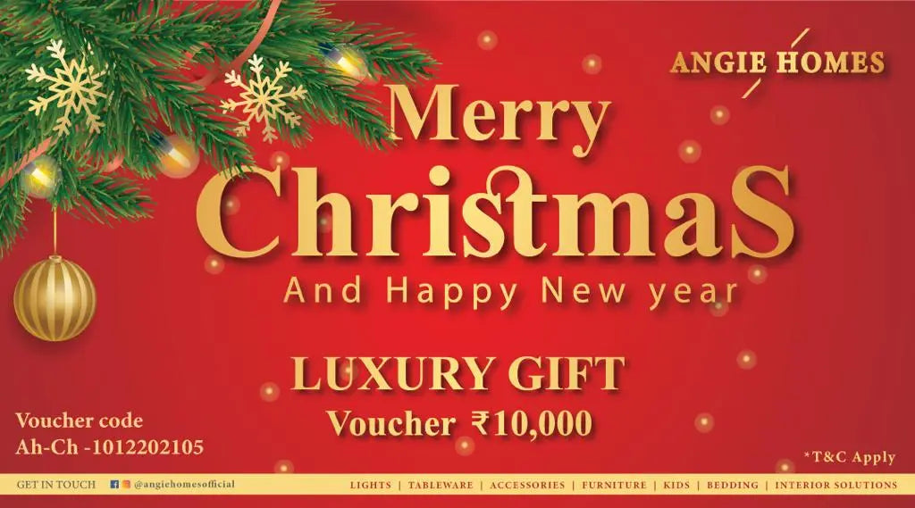 Book Now Gift Voucher Cards with AngieHomes ANGIE HOMES
