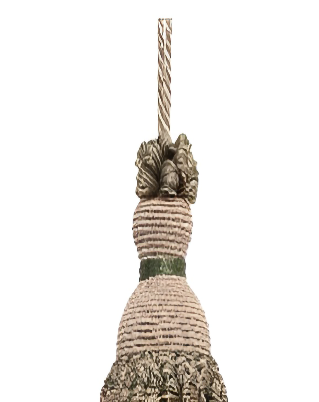 Bow And Drape Brown Polyester Tie Back ANGIE HOMES