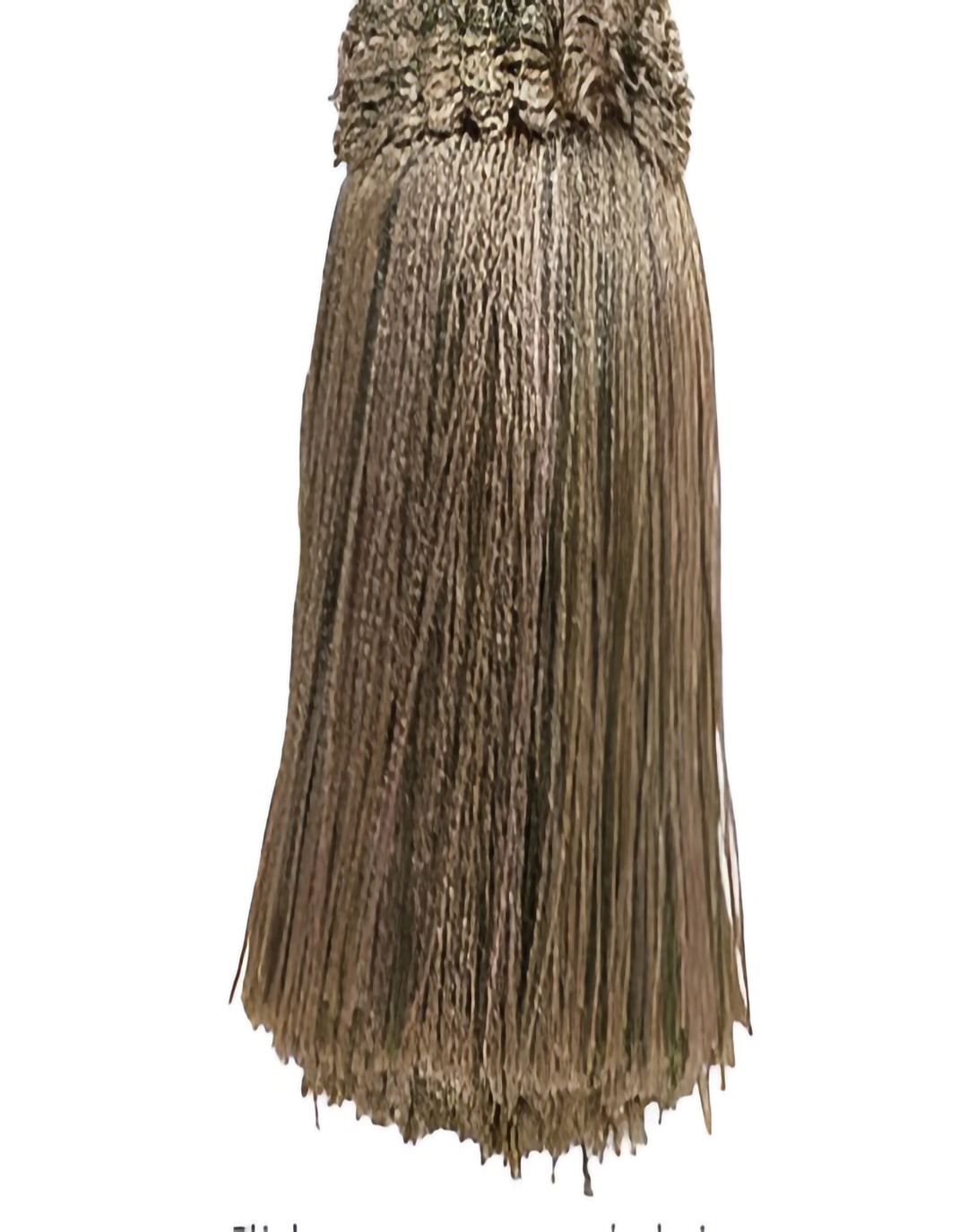 Bow And Drape Brown Polyester Tie Back ANGIE HOMES