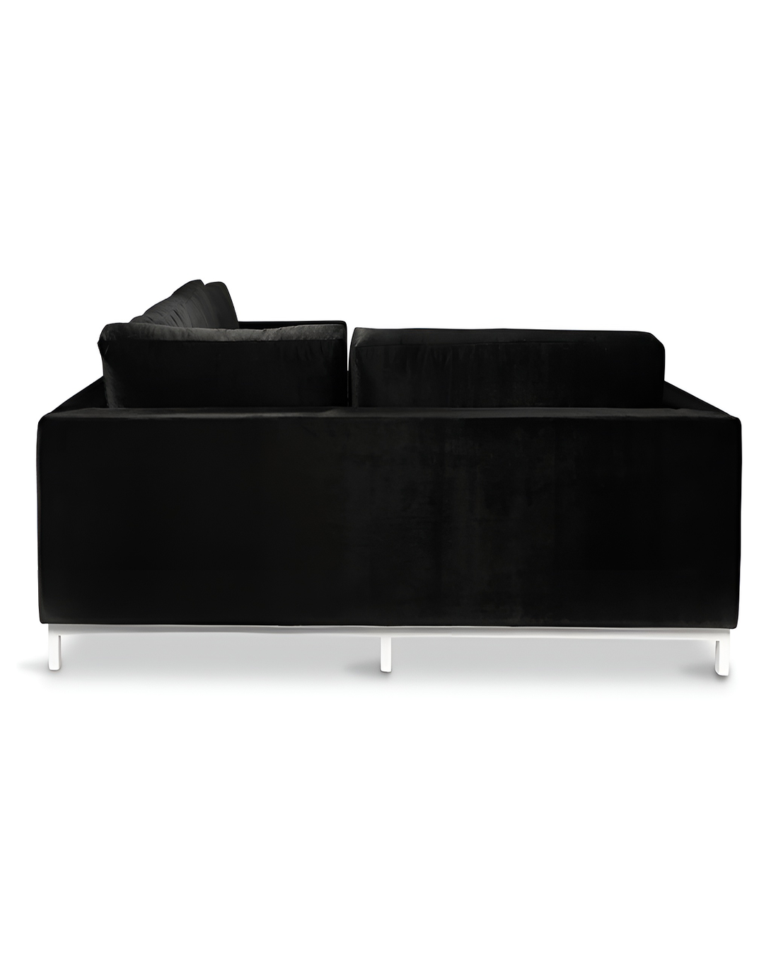 Brennan Black L SHAPE SOFA ANGIE HOMES