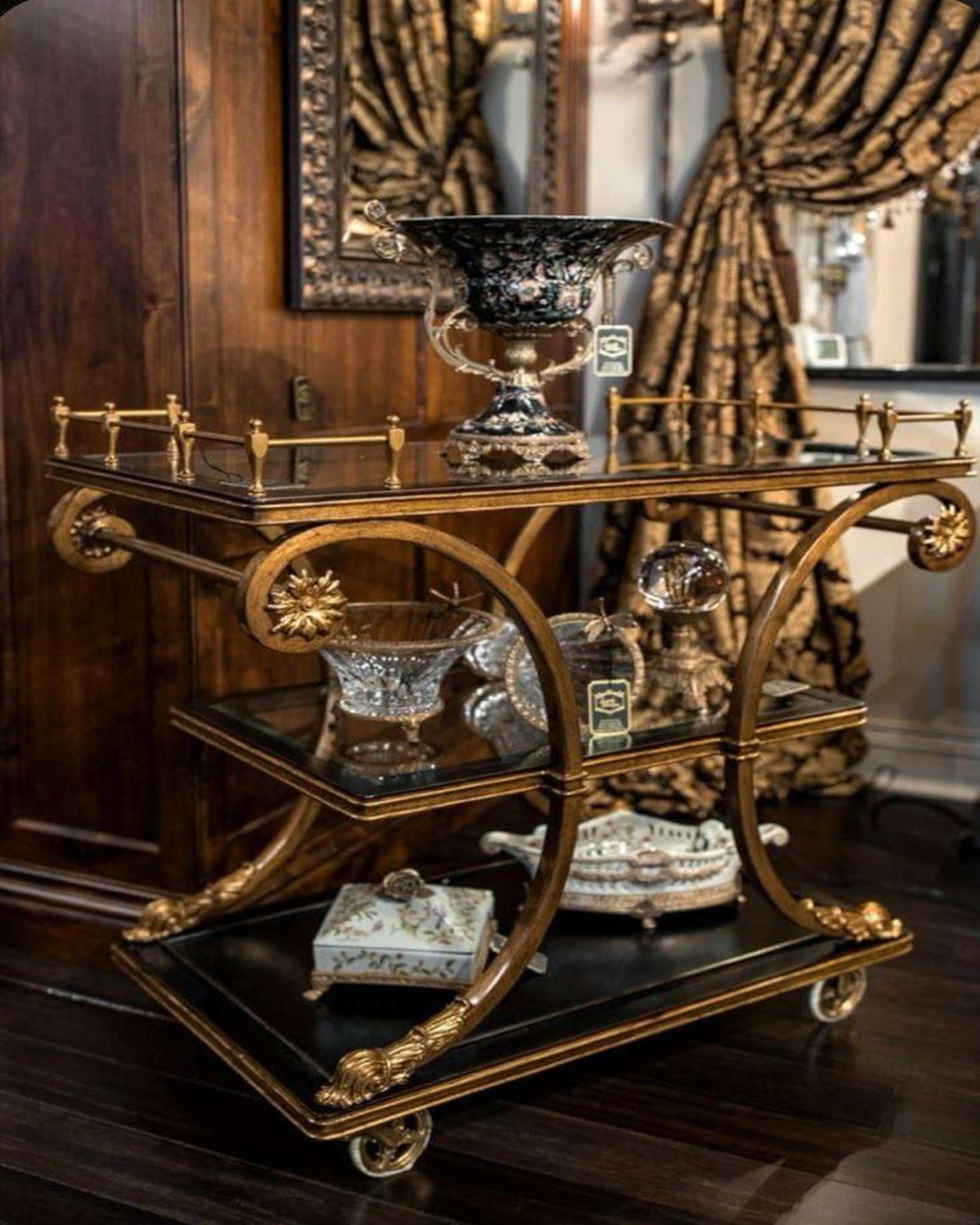 Butler Wine Serve Cart ANGIE HOMES