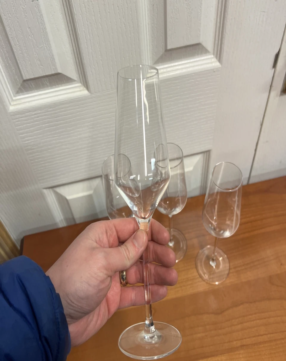 CARRERA TRANSPARENT ELEGANT WINE & CHAMPAGNE GLASS SET