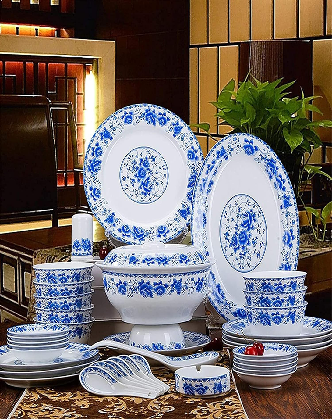 CONSOLAS BLUE TEA SET & DINNER SETS ANGIE HOMES
