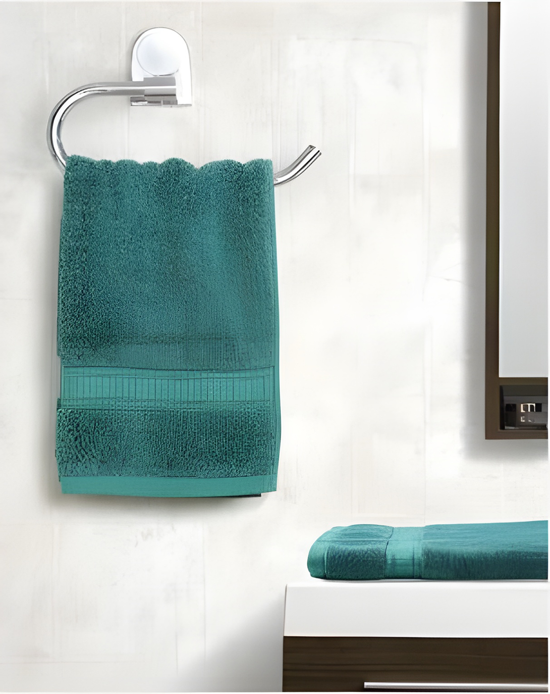 CORAL BATH TOWELS- 2PCS