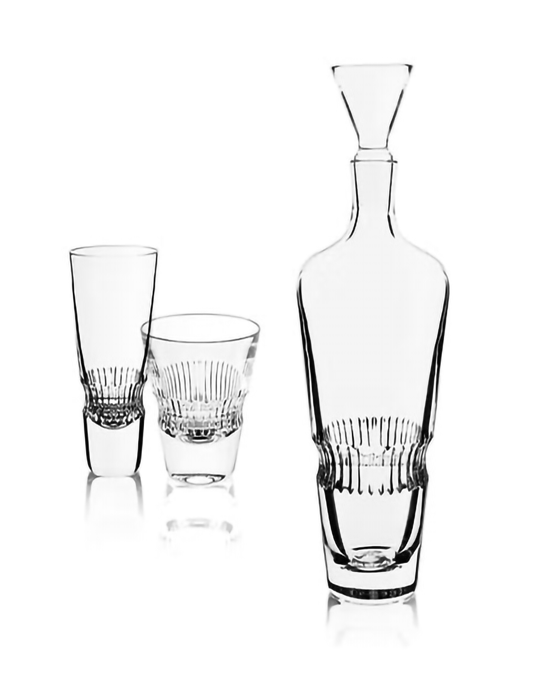 CROSSANDRA CLEAR CRYSTAL DECANTER