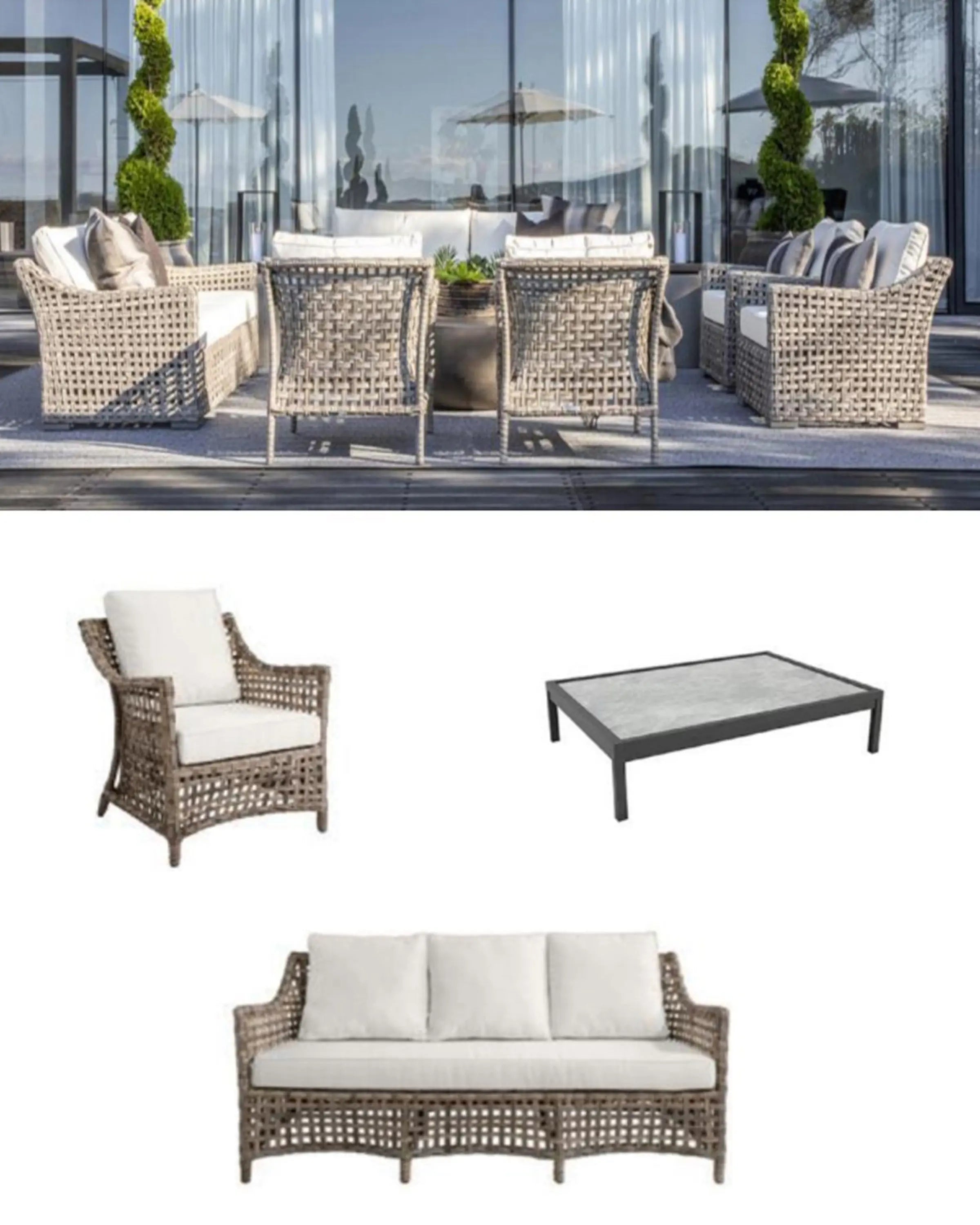 Camila Sofa Set - Outdoor Furniture