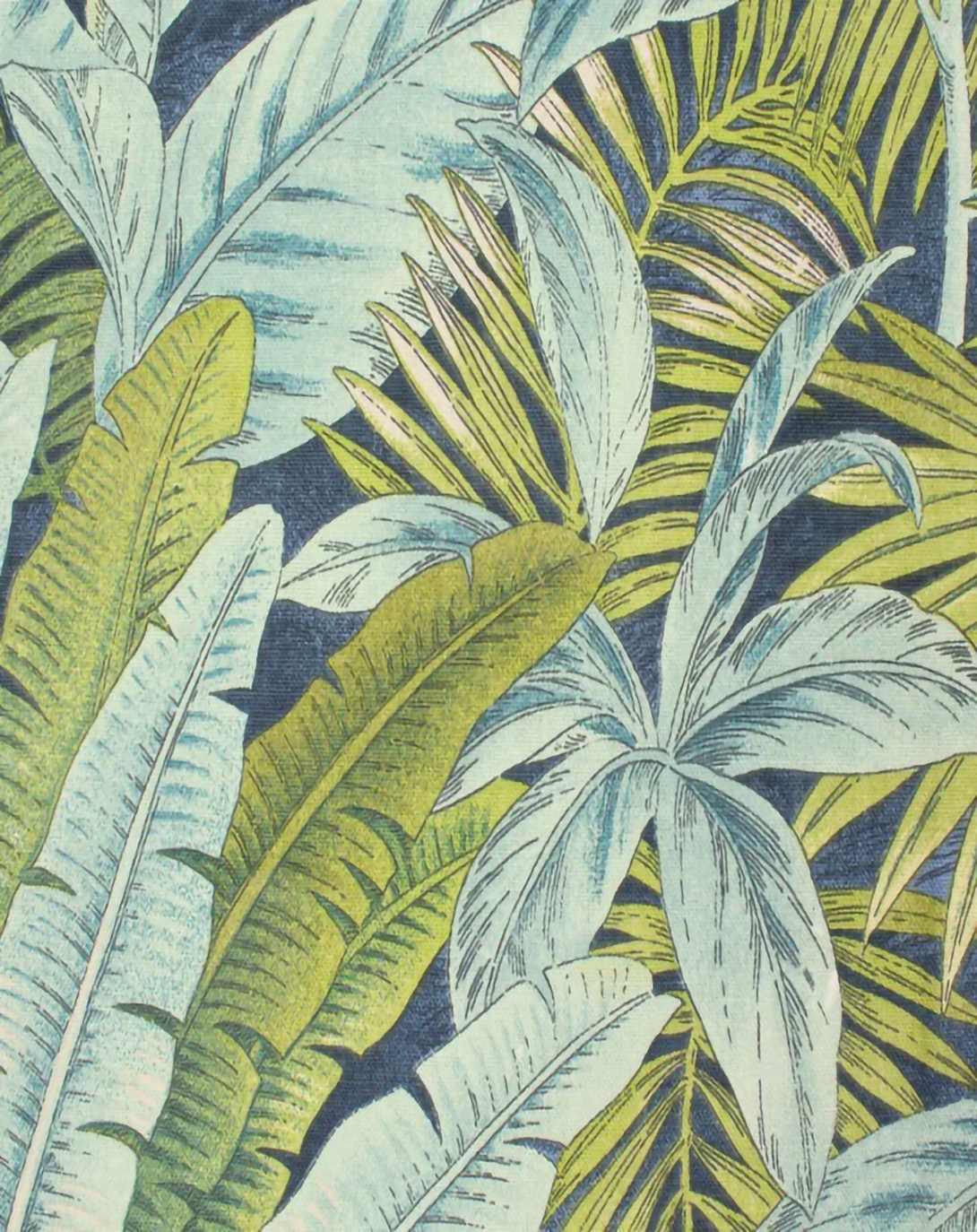 Carpentaria Palm Chenille Mix Color Fabric