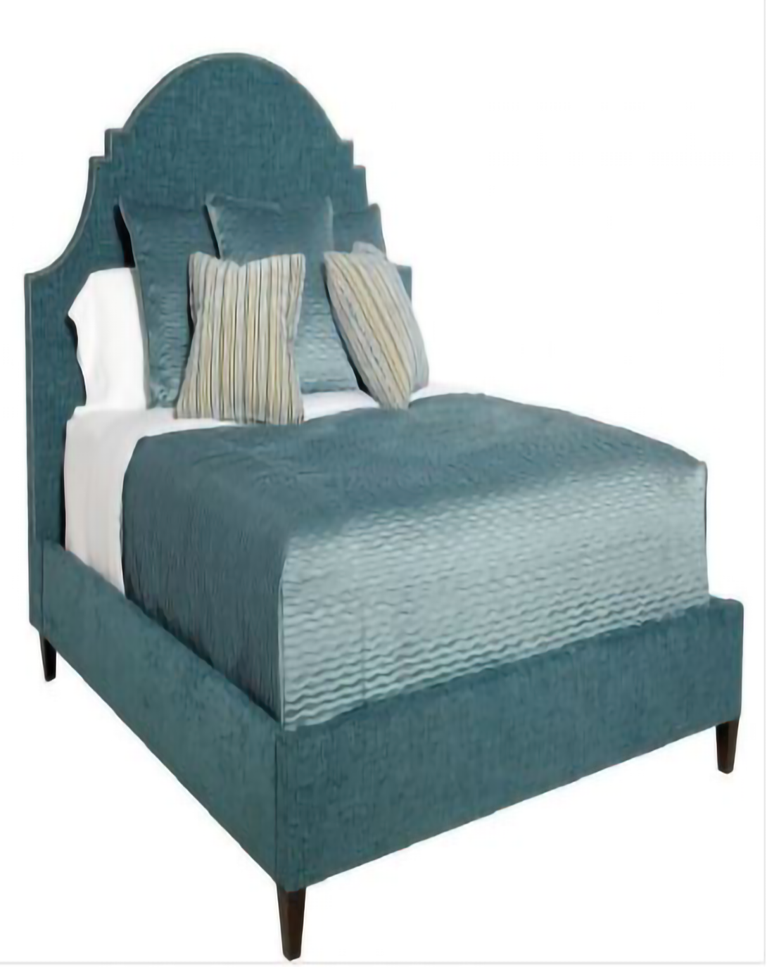Carter Blue Bed With Head Board