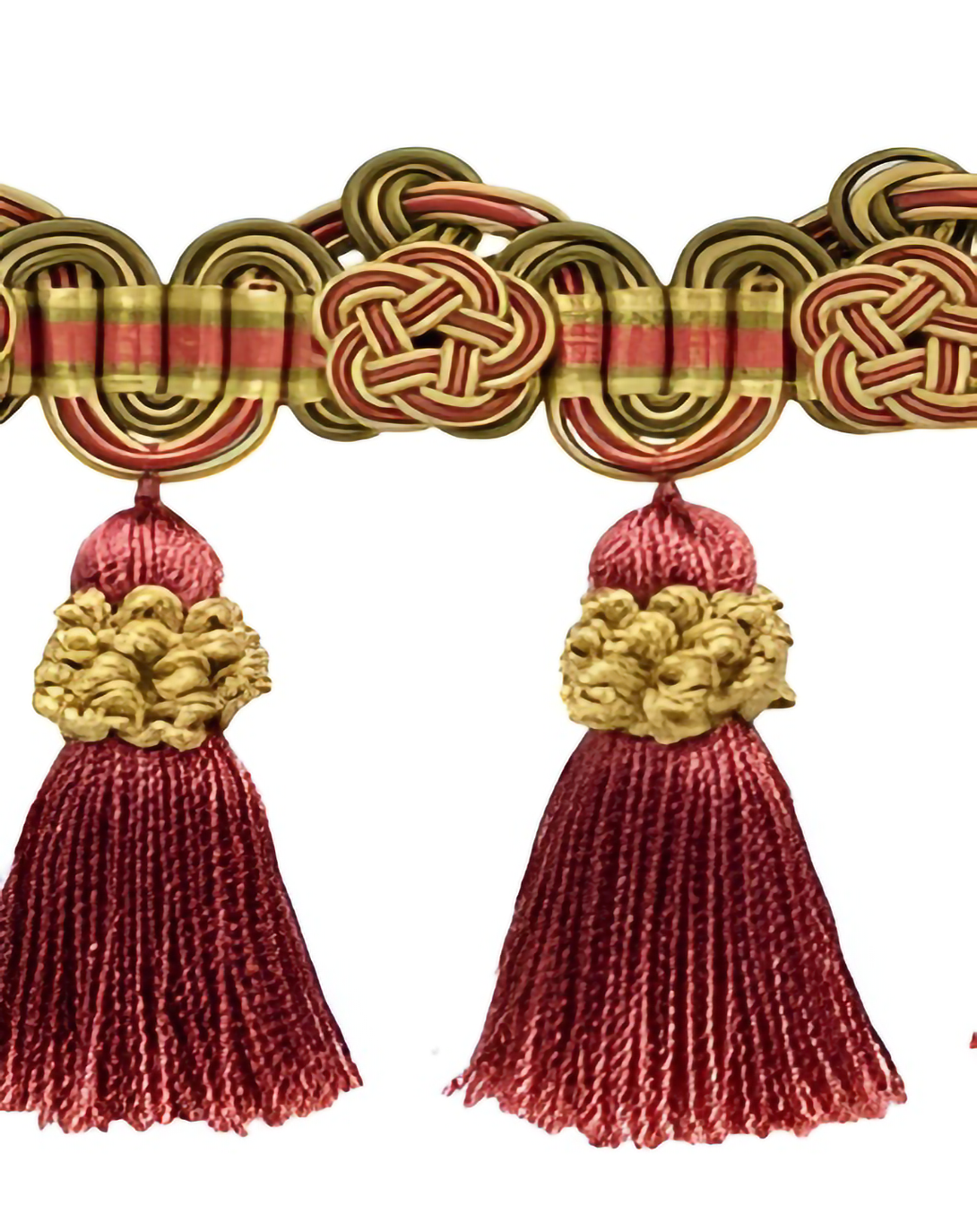 Ceramic Polyester Olive Drab Tie Backs