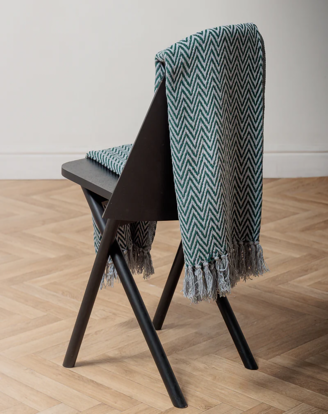 Cerelia Grey & Black Cotton Throws