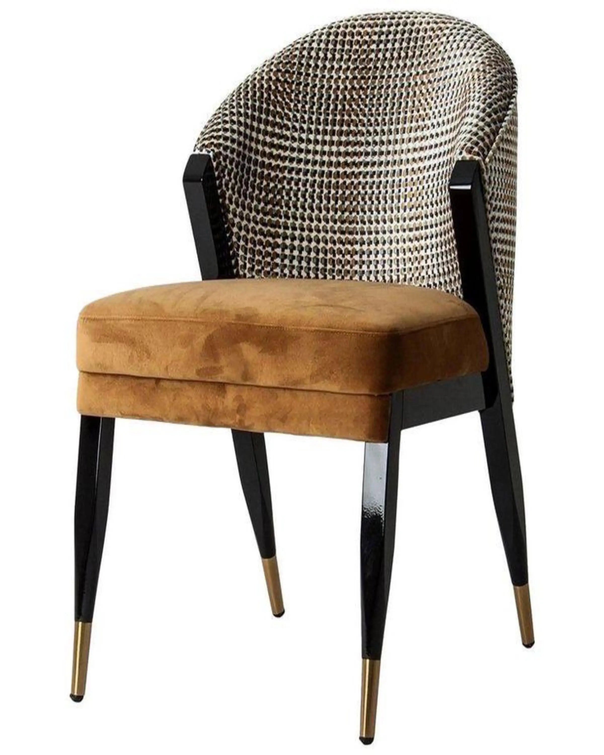 Chan brown & Grey Dining Chairs ANGIE HOMES