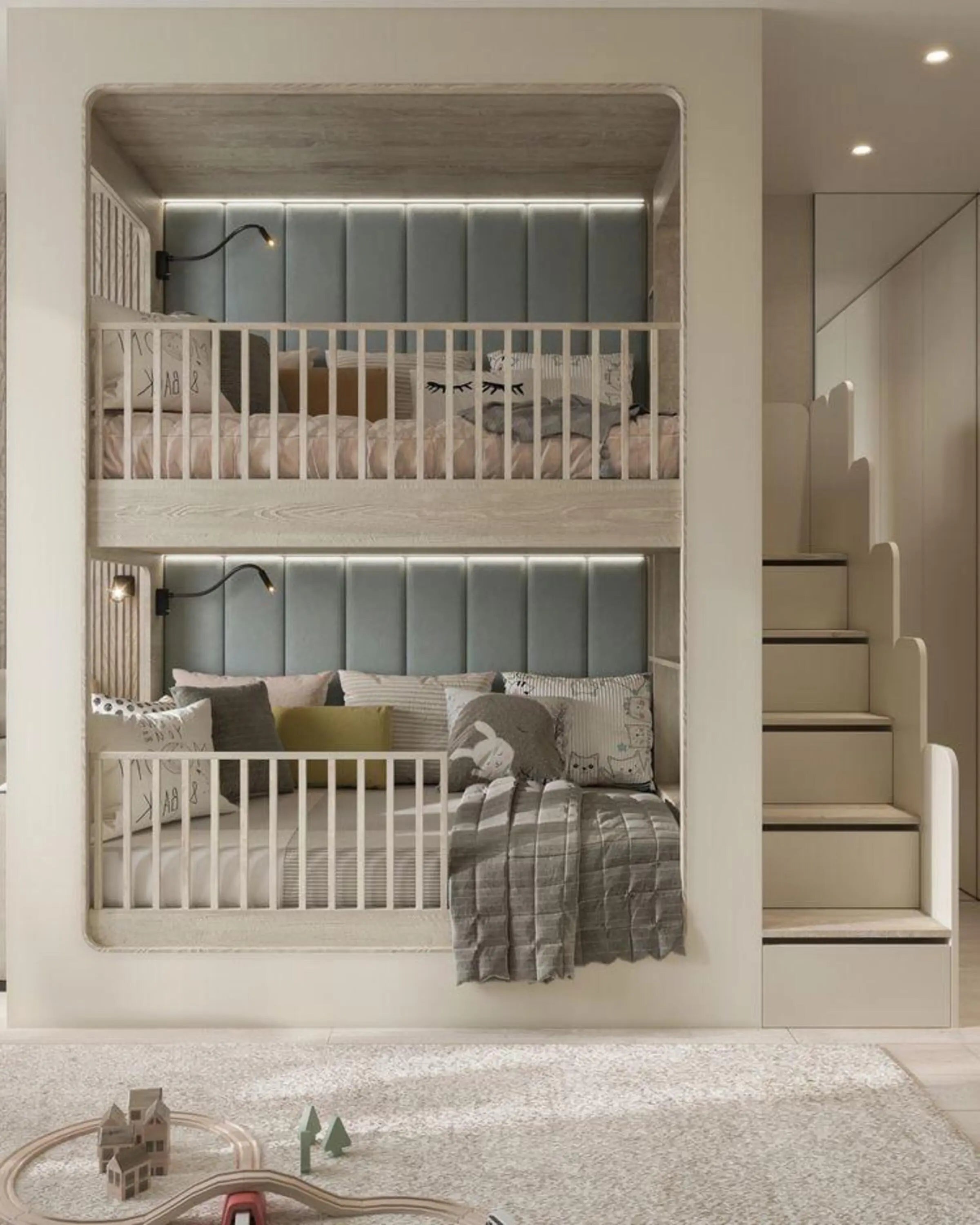 Stylish Wooden Bunk Beds for Kid