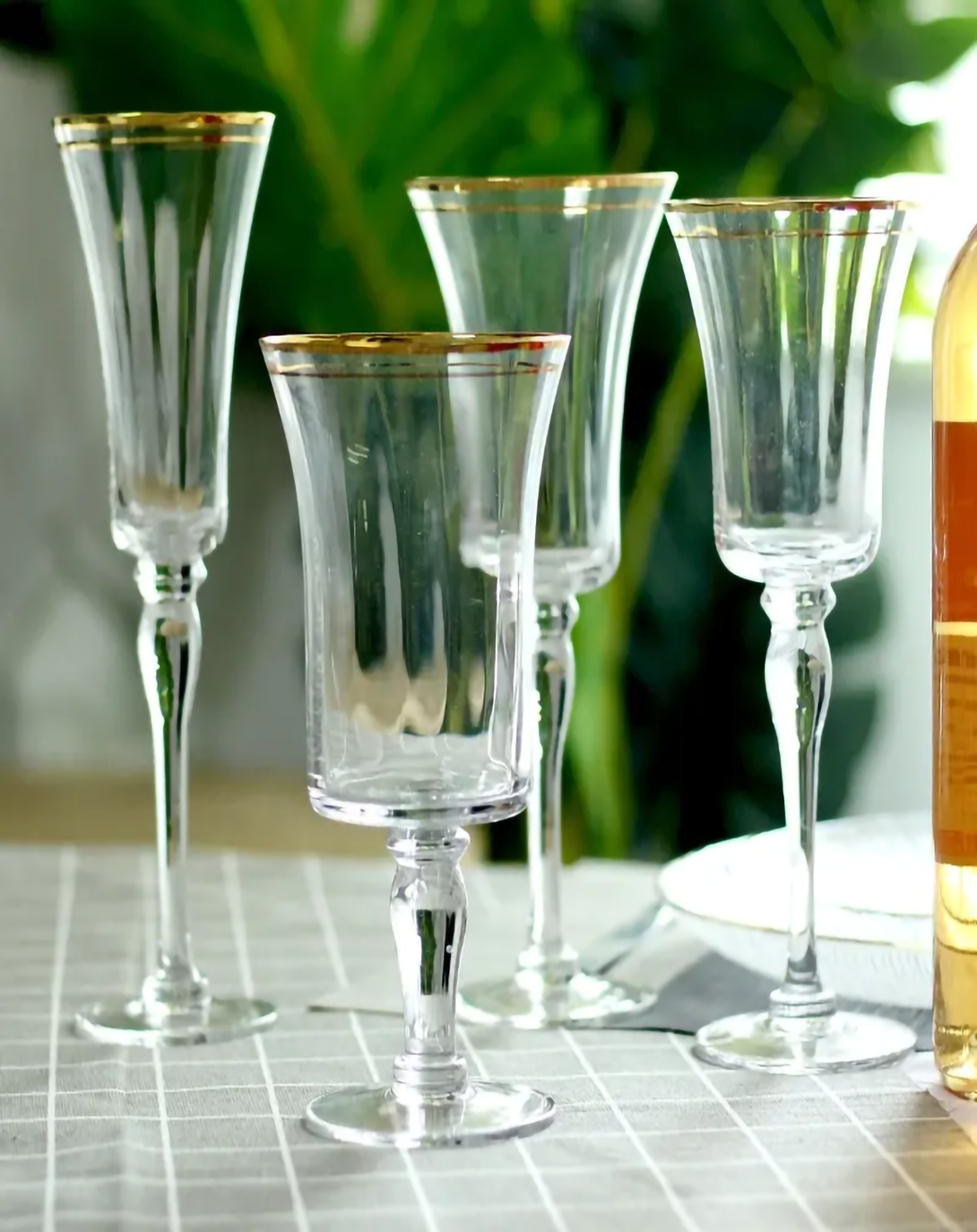 Chinar Wine & Champagne Glass Set